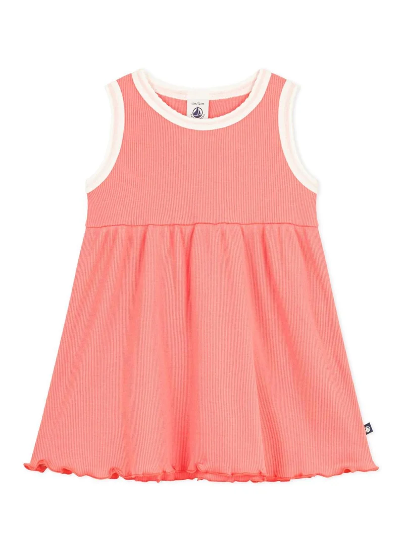 بيتي باتو Babies' sleeveless plain cotton dress